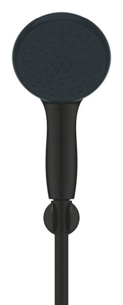 Grohe Tempesta 110 Wandhalterset mit Brauseschlauch 125cm, 2 Strahlarten, 7,4 l/min, matt black