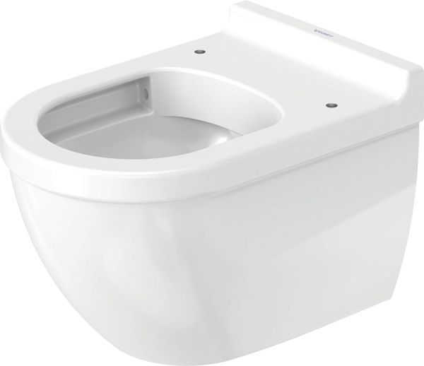 Duravit Starck 3 Wand-WC 54x36,5cm, oval, HygieneGlaze, rimless, Durafix, weiß