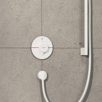 Vorschau: Hansgrohe ShowerSelect Comfort S Thermostat weiß matt 15553700