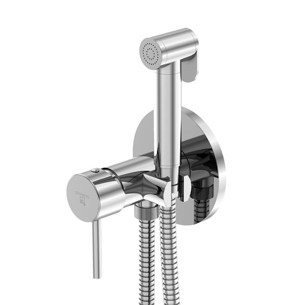 Steinberg Serie 100 Bidet-Einhebelmischer, Bidet Spray mit Brauseschlauch, chrom 1001350