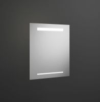 Vorschau: Burgbad Iveo Leuchtspiegel mit horizontaler LED-Beleuchtung, dimmbar, 55x64cm SIHH055PN326