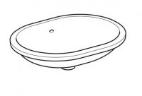 Vorschau: Geberit VariForm Unterbauwaschtisch mit Überlauf elliptisch, Breite 61cm, weiß 500757012_2