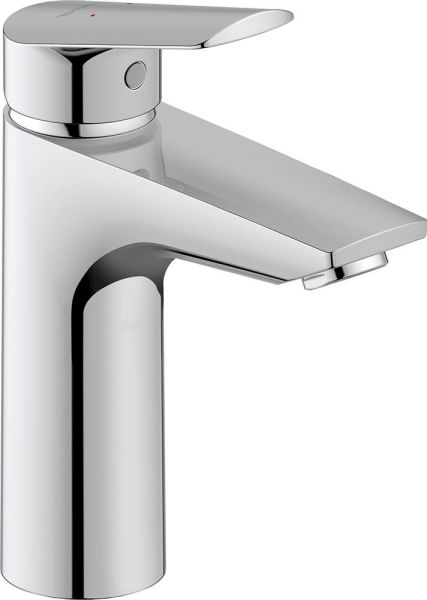 Duravit No.1 Einhebel-Waschtischmischer M Minus-Flow ohne Zugstangen-Ablaufgarnitur, chrom N11022002010