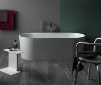 Laufen VAL freistehende Badewanne 160x75cm, weiß matt