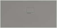 Villeroy&Boch Squaro Infinity Quaryl®-Duschwanne, Eckeinbau rechts gegen Wand, 150x75cm, grey, UDQ1575SQI2RV-3S