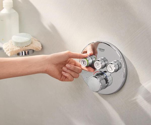 Grohe Grohtherm SmartControl Duschsystem Unterputz mit Rainshower SmartActive 310