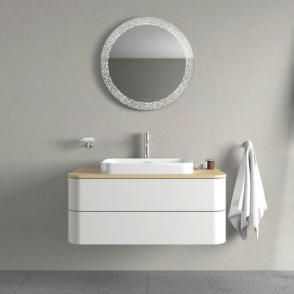 Duravit Happy D.2 Plus Aufsatzbecken 60x40 weiss 23596000001