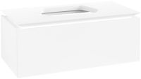 Vorschau: Villeroy&Boch Legato Waschtischunterschrank 100x50cm für Aufsatzwaschtisch, 1 Auszug, white, B75500DH