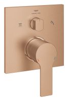 Grohe Allure Einhandbatterie mit 3-Wege Umstellung, eckig, warm sunset gebürstet 29176DL1 