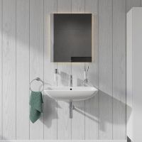 Vorschau: Duravit ME by Starck Waschtisch rechteckig 65x49cm, mit Hahnloch und Überlauf, weiß 2335650000