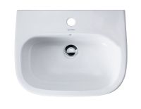 Vorschau: Duravit D-Code Waschtisch 55x43cm, mit Überlauf, ohne Wondergliss, weiß 2310550000