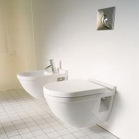 Vorschau: Duravit Starck 3 Wand-WC 54x36,5cm, oval, weiß 2200090000 1