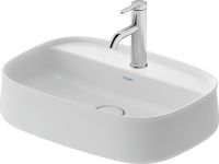 Duravit Zencha Aufsatzbecken 55x39cm WonderGliss weiss matt 23745532711