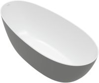 Vorschau: Villeroy&Boch Antao freistehende Colour On Demand Badewanne mit SilentFlow, 170x75cm