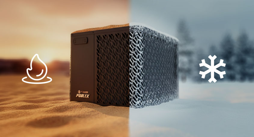 Poolex O'SPA Flow im Heiz- und Kühlbetrieb