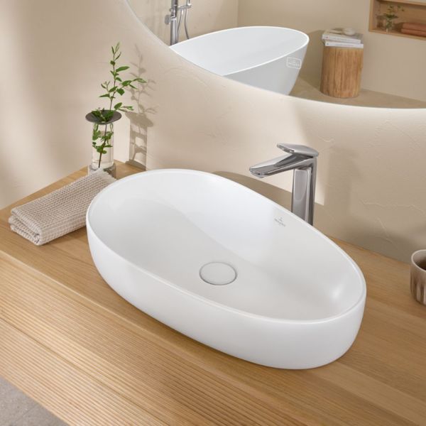 Villeroy&Boch Antao Aufsatzbecken 65x40cm CeramicPlus weiß matt 4A7465RW