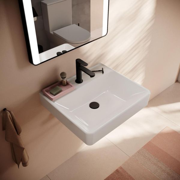 hansgrohe Xanuia Q Waschtisch 55x48cm, weiß