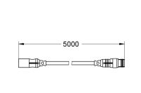 Vorschau: Grohe F-digital Deluxe Verlängerungskabel (4-Pin) 5m für Dampfgenerator und Aquasymphony LED-Licht
