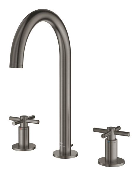 Grohe Atrio 3-Loch Waschtischarmatur L-Size, Kreuzgriffe