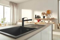 Vorschau: Grohe Eurosmart Küchenarmatur, schwenkbar, matt black