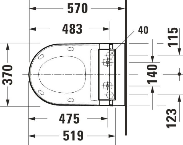 Duravit SensoWash® Classic Dusch-WC Sitz