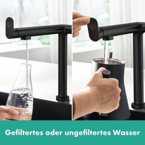 Hansgrohe Aqittura SodaSystem 240 StarterSet schwarz 76810670