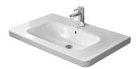 Vorschau: Duravit DuraStyle Waschtisch rechteckig 80x48cm, mit Hahnloch, mit Überlauf, WonderGliss, weiß 23208000001