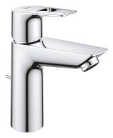 Grohe BauLoop Waschtischarmatur M-Size mit Ablaufgarnitur, LowFlow 3,5 l/min, chrom 23885001