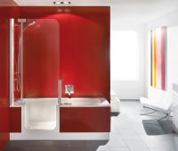 Artweger Twinline 2 Duschbadewanne für Duschtür 170x75cm, weiß