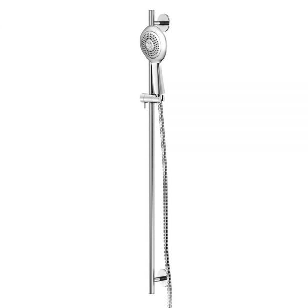 Steinberg Brausegarnitur mit Brausestange 900mm, Handbrause 3-fach verstellbar, Easy Clean, chrom