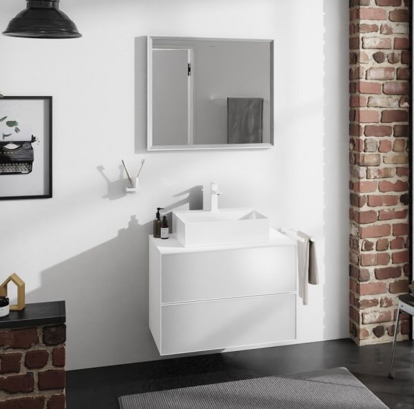 Hansgrohe Xevolos E Konsole 78cm für Aufsatzwaschtisch mittig 50cm und 60cm