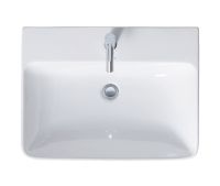 Vorschau: Duravit ME by Starck Waschtisch rechteckig 65x49cm, mit Hahnloch und Überlauf, weiß 2335650000