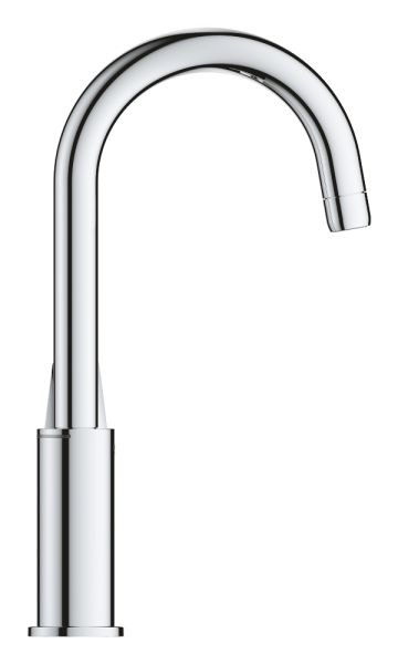 Grohe BauEdge Einhand-Waschtischbatterie L-Size mit Push-Open Ablaufgarnitur, chrom