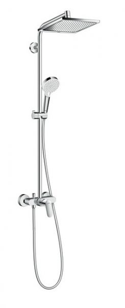 Hansgrohe Crometta E 240 1jet Showerpipe mit Einhebelmischer, chrom