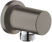 Vorschau: Grohe Rainshower Wandanschlussbogen, hard graphite gebürstet 27057al0