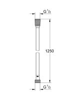 Vorschau: Grohe Silverflex Brauseschlauch 1,25m