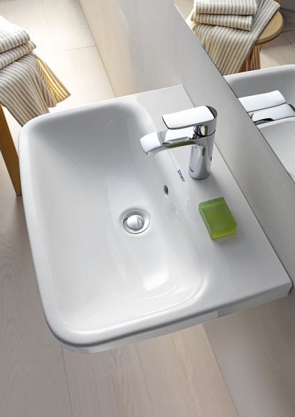 Duravit DuraStyle Waschtisch 60x44cm, mit 1 Hahnloch, mit Überlauf, weiß 2319600000