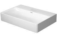 Duravit DuraSquare Waschtisch rechteckig 60x40cm, ohne Hahnloch, ohne Überlauf, weiß 2356600070