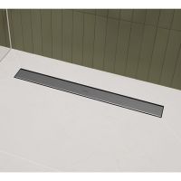 Vorschau: RainDrain Go Komplettset Duschrinne 90cm befliesbar für Standard-/flache Installation, edelstahl gebürstet 56274800