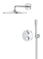 Vorschau: Grohe Grohtherm Duschsystem Unterputz mit Rainshower Mono 310 und Stick Handbrause, chrom