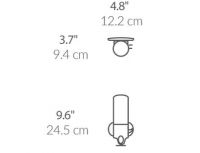 Vorschau: simplehuman Einzelspender 444ml mit Wandhalterung, edelstahl