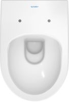 Vorschau: Duravit No.1 Wand-WC Set inkl. WC-Sitz mit Absenkautomatik, 54x37,3cm, oval, rimless, weiß