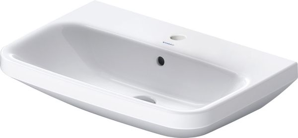 Duravit DuraStyle Waschtisch 65x44cm, mit 1 Hahnloch, mit Überlauf, WonderGliss, weiß 23196500001