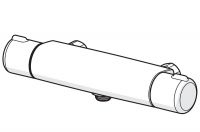 Vorschau: Hansa Hansamicra Brause-Thermostat-Batterie, Eco-Durchfluss, chrom