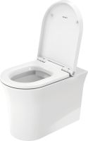 Vorschau: Duravit White Tulip WC-Sitz mit Absenkautomatik, abnehmbar, weiß