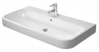 Vorschau: Duravit Happy D.2 Waschtisch rechteckig 100x50,5cm, mit Hahnloch und Überlauf, weiß 2318100000