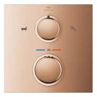 Vorschau: Grohe Allure Thermostat-Wannenbatterie mit integrierter 2-Wege-Umstellung