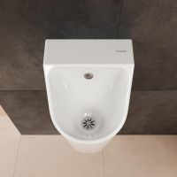 Vorschau: Hansgrohe EluPura Original S Urinal, Zulauf von hinten, spülrandlos, weiß