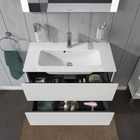 Vorschau: Duravit L-Cube Waschtischunterschrank wandhängend 82x39cm mit 2 Schubladen für ME by Starck 234283