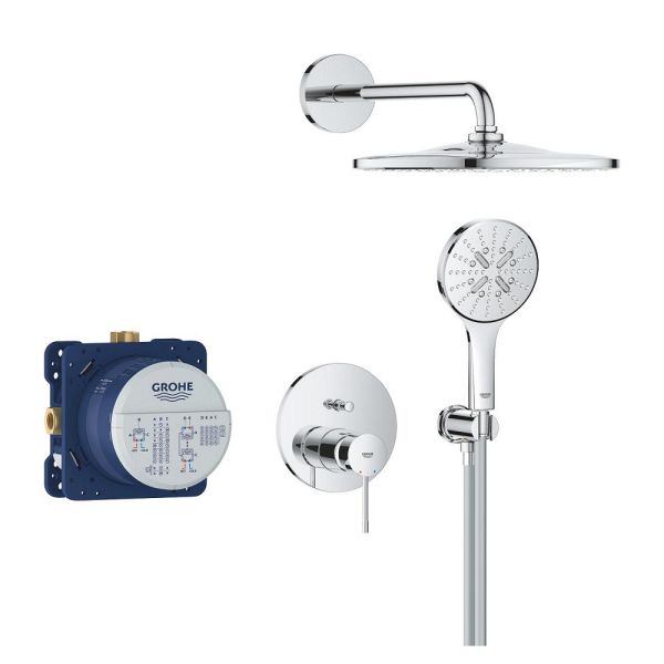 Grohe Essence Duschsystem Unterputz mit Rainshower Mono 310, chrom 25287000